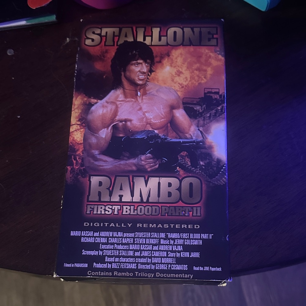 Rambo First Blood Part II DVD